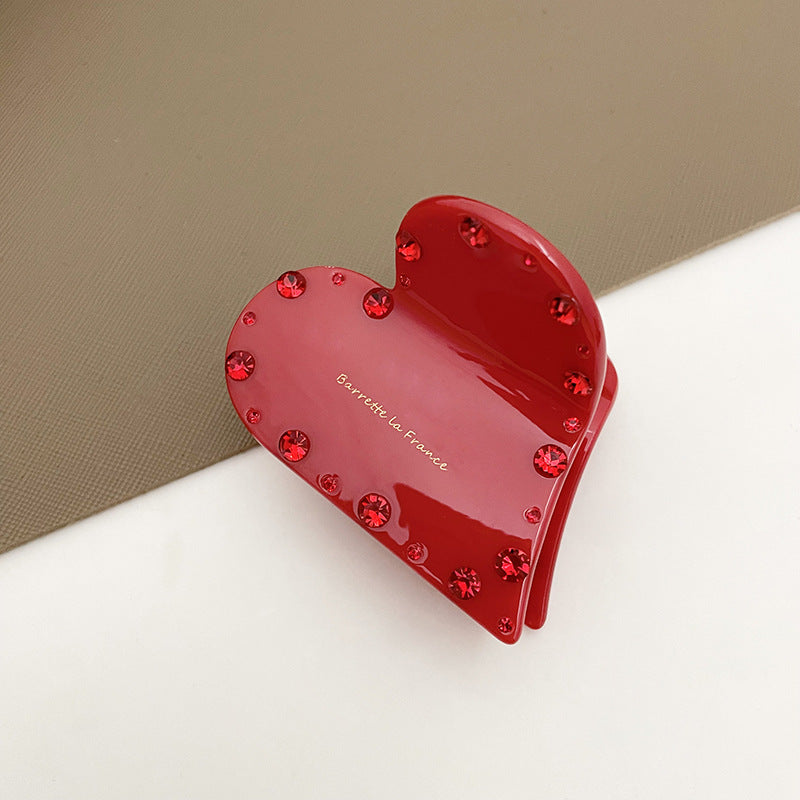 Wholesale Love Diamonds Acetate Hair Clips